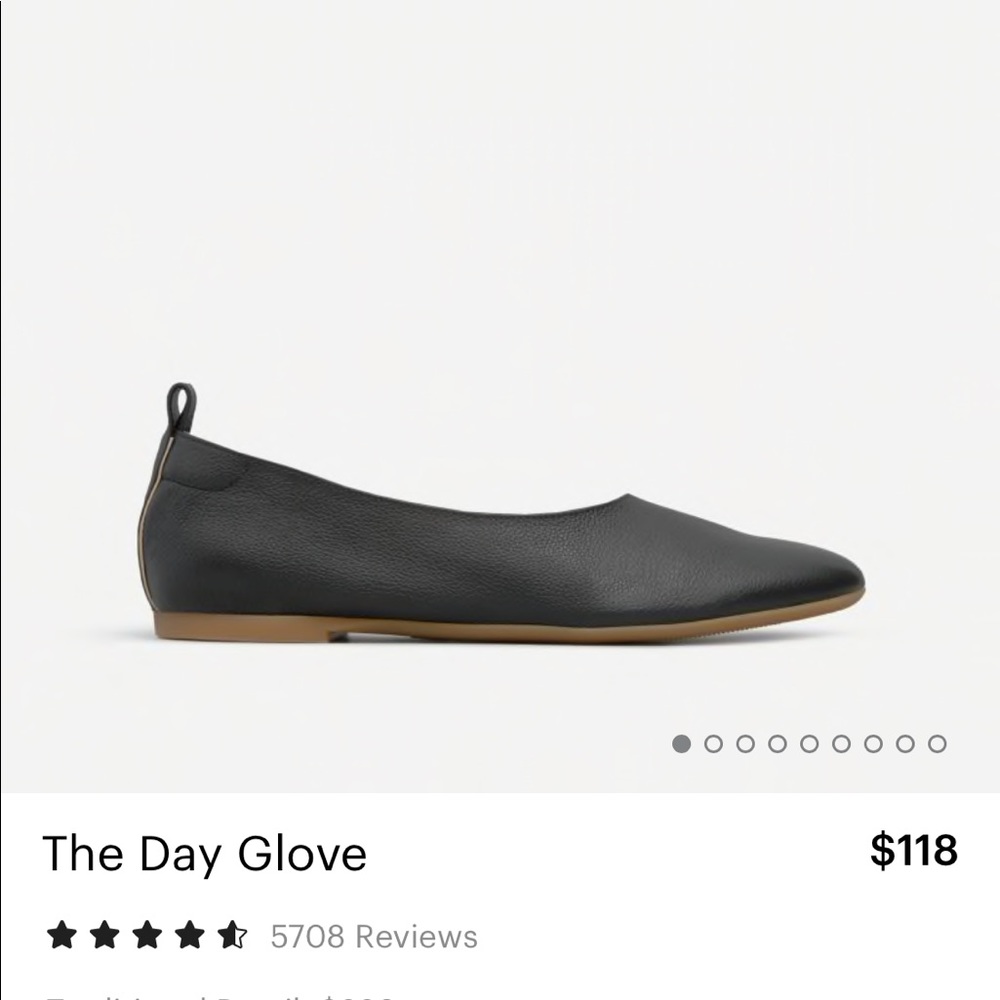 Everlane The Day Glove Black Italian Leather